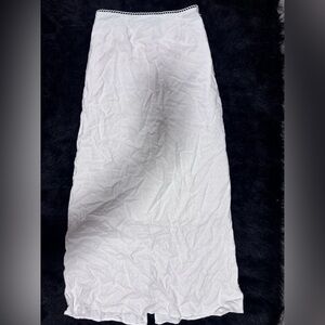 Sienna Sky White Maxi Skirt